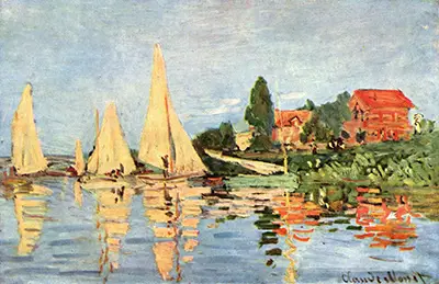 Regatta at Sainte-Adresse Claude Monet